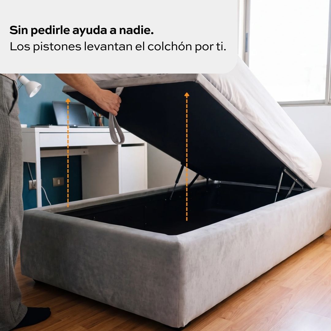 Elevación a pistones asistida