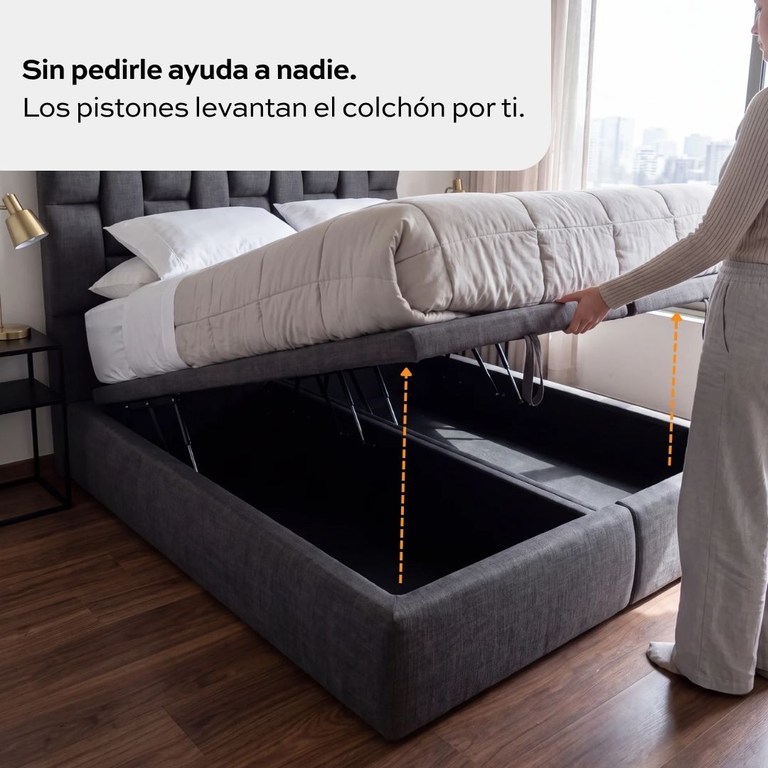 Elevación a pistones asistida