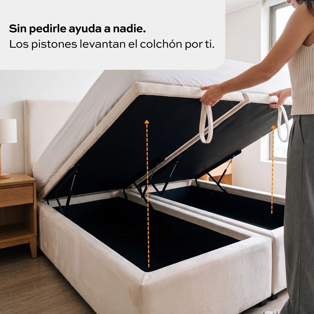 Elevación a pistones asistida