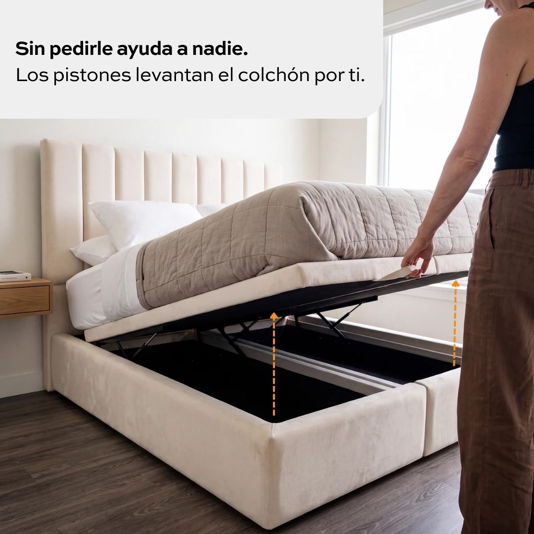 Elevación a pistones asistida