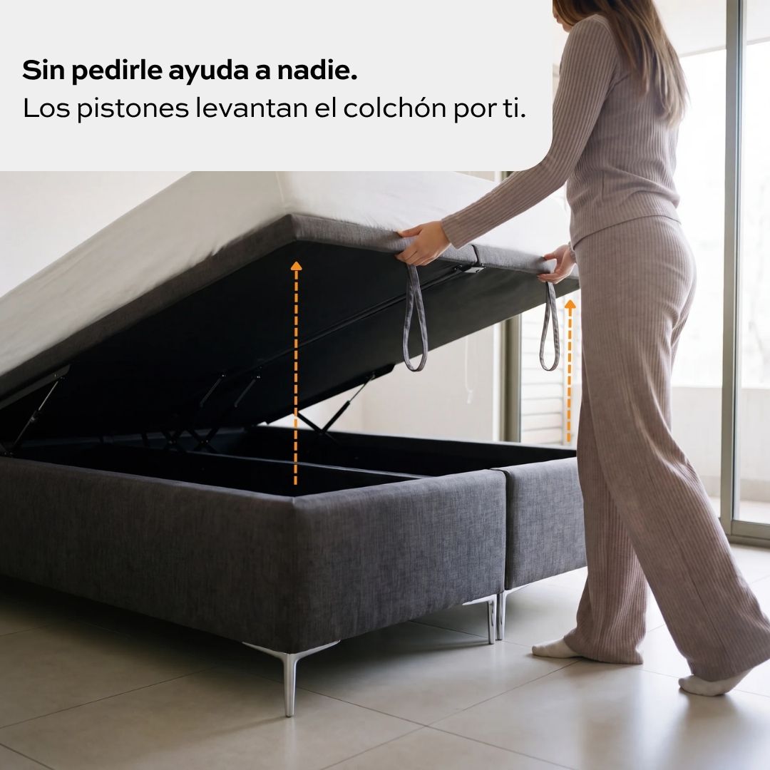 Elevación a pistones asistida