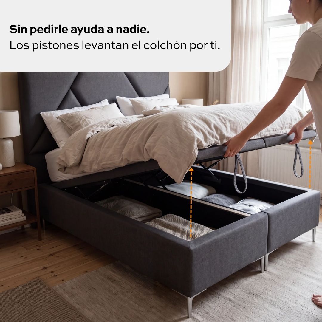Elevación a pistones asistida