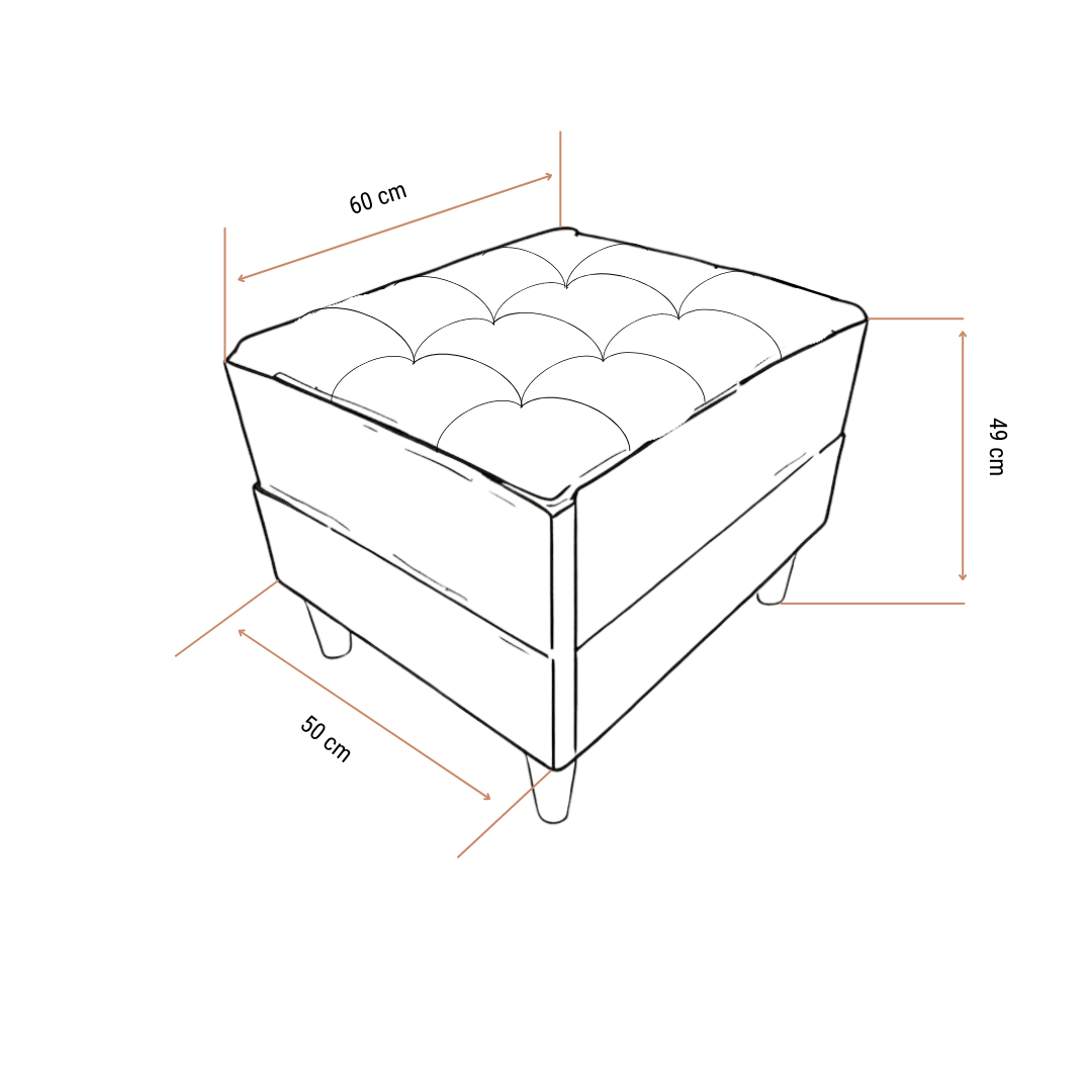 Pouf venecia medidas
