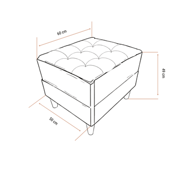 Pouf venecia medidas