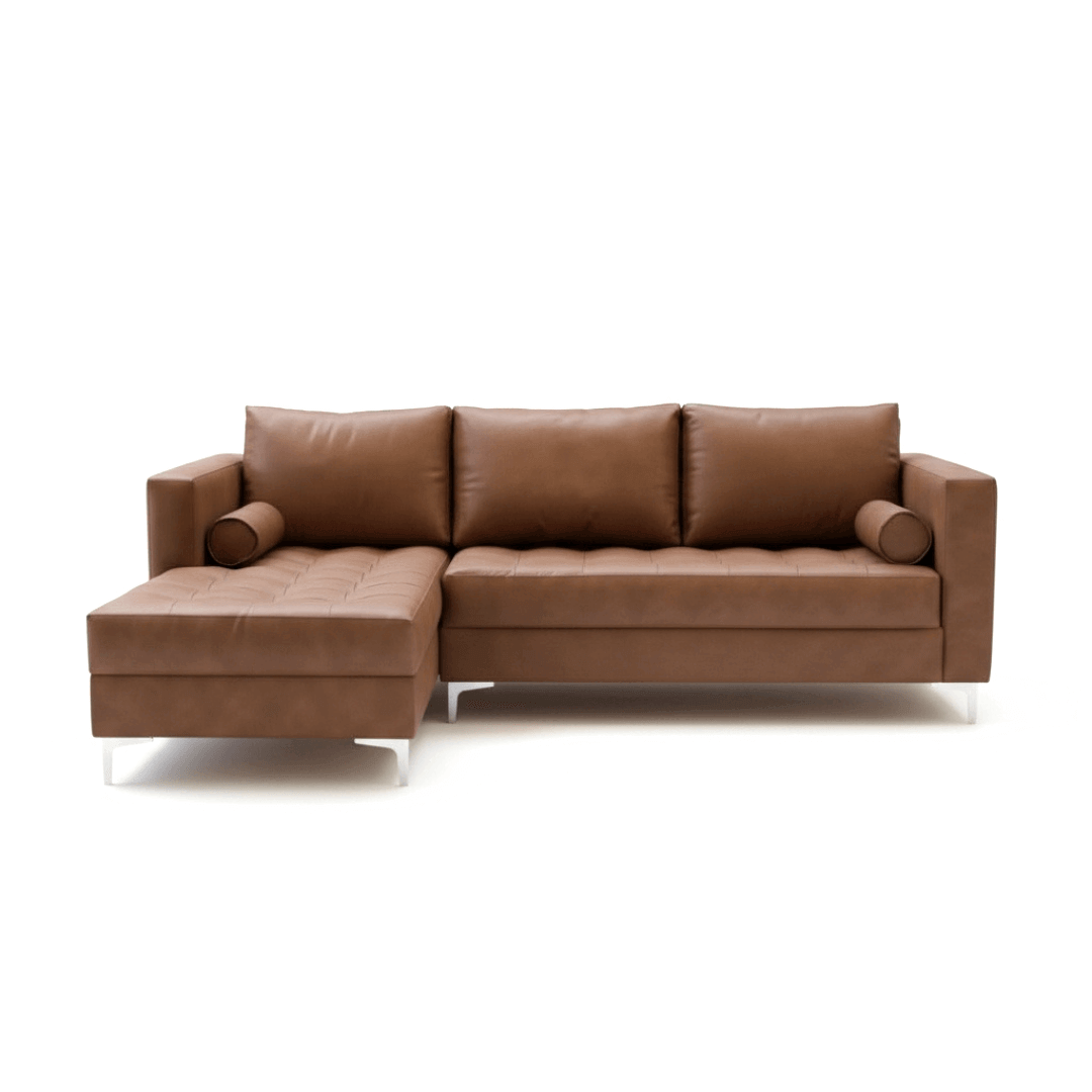 Sofá Milán seccional camel