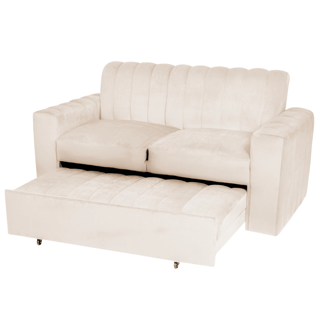Sofa cama Nantes beige felpa