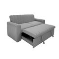 Sofa cama Nantes gris medio lino