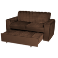 Sofa cama Nantes marron felpa